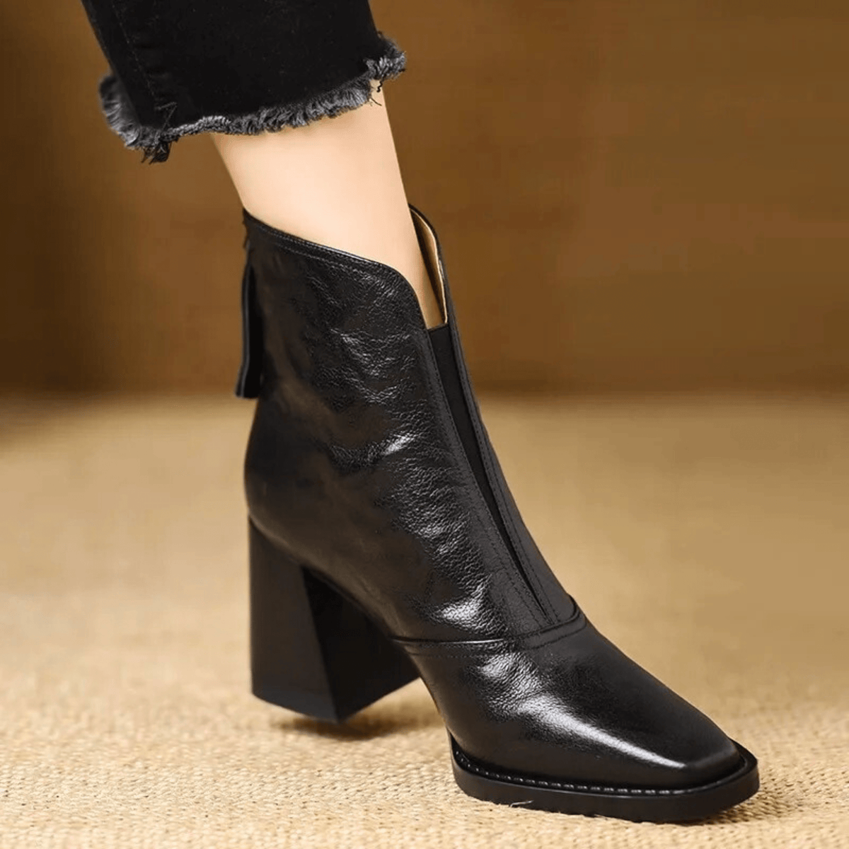 VUI Paris | Bottines Élégantes à Talon Moyen