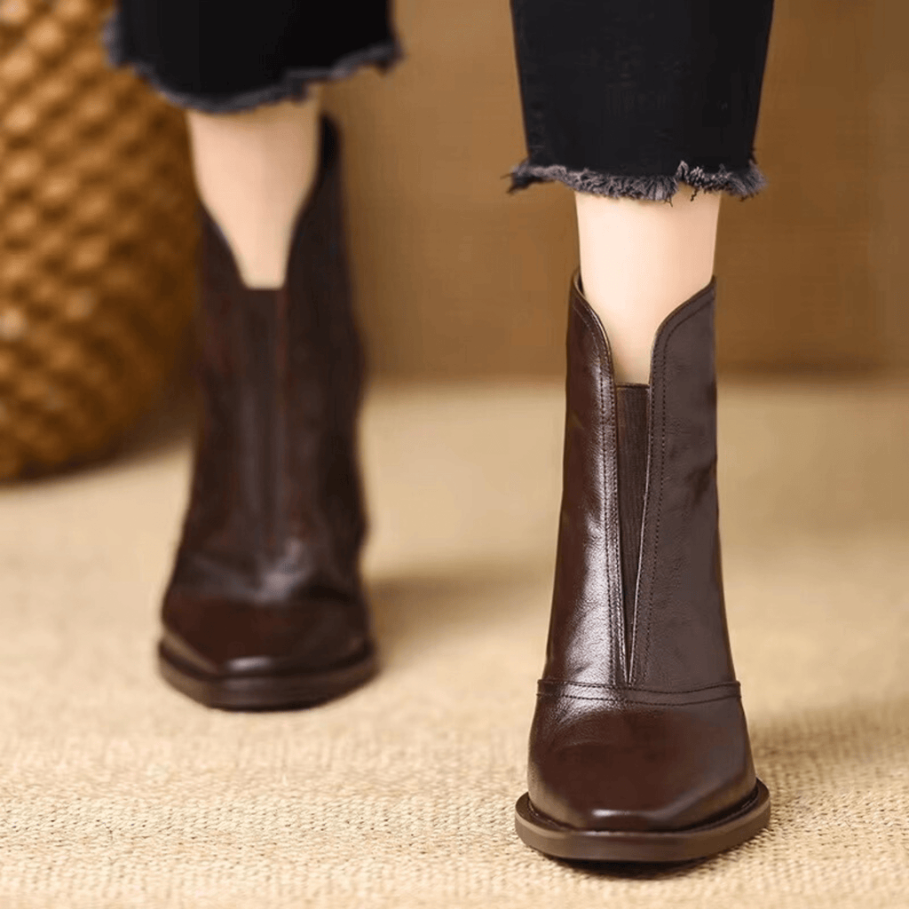 VUI Paris | Bottines Élégantes à Talon Moyen