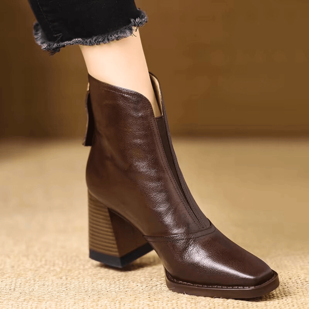 VUI Paris | Bottines Élégantes à Talon Moyen