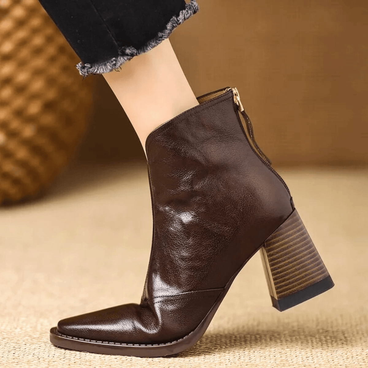 VUI Paris | Bottines Élégantes à Talon Moyen